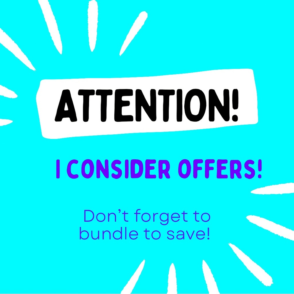 Bundle items to get an offer and to save on shipping 🤑 🚛